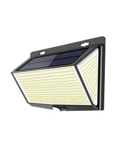 Aurinkolamppu & Spotlight, Sensor LED hämäräanturilla ja aurinkolatauksella, IP65