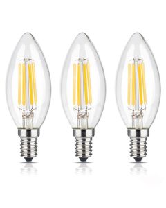 E14, 4W, LED-polttimo, lämmin valkoinen, Bullet top