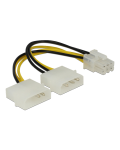 Delock Virtajohto PCI Express -kortille 15cm