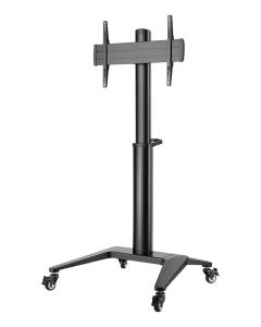 DELTACO Office Display Cart, 37"-70", 70kg, musta