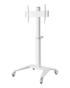 DELTACO Office Display Cart, 37"-70", 70kg, valkoinen