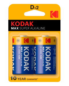 Kodak MAX alkaliparisto (2 kpl)