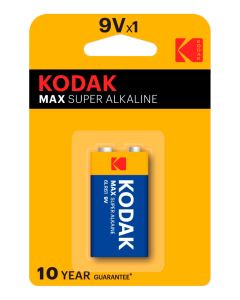 Kodak MAX 9V alkaliparisto (1 kpl)