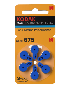Kodak kuulokoje P675 akku (6 kpl)