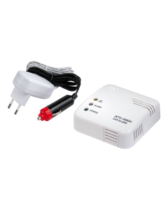 Nexa kaasuilmaisin, kuuma lanka, 12V, 85dB hälytys, cig/230V, valkoinen