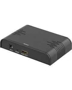 DELTACO signaalimuunnin, HDMI-SCART, PAL, musta