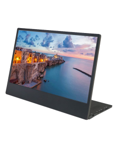 GeChic On-Lap M505E 15,6" 1080p -näyttö HDMI-silmukalla, 15 ms GTG, HDMI, USB-C, musta