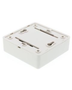 DELTACO Pinta-asennettava seinäpistorasia, UTP 2xRJ45, Cat6
