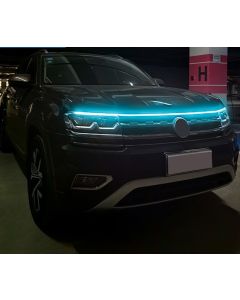 Konepellin valonauha, konepellin LED-nauha / Led-valot, 1,8m, sininen