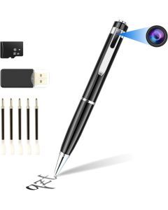 Vakoilukynä, Vakoilukamera kynässä, Äänen tallennus, MicroSD, 1080p Full HD
