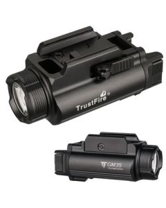TrustFire GM35 -pistoolivalo, 1350 lumenia, Glock, Picatinny