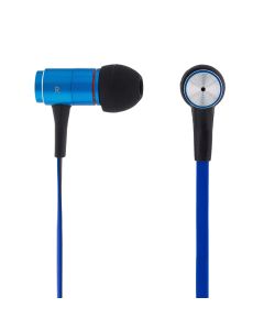 Streetz premium in-ear -kuulokkeet älypuhelimelle, äänenvoimakkuuden säätö- ja vastauspainike, kantolaukku