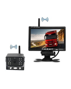 Langaton peruutuskamera, 7", Auto IR Night Vision, 120°, IP69, pitkä kantama