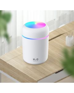 Kannettava LED-kostutin, ladattava, ajastin, LED, 300ml