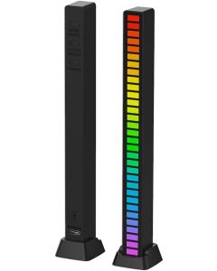 LED tunnelmalamppu, musiikkiohjattu, LED Streamer, Ambience, iPhone/Android, akkukäyttöinen, USB-C