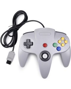 Klassinen Nintendo 64 -ohjain, alkuperäinen liitin - harmaa