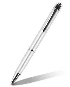 Kynä äänentallennuksella ja mikrofonilla, vakoojakynä, V10PRO Silver, 16 Gt, 192 tuntia äänen tallennusta
