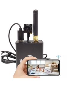 Langaton WIFI-napinläpikamera, piilotettu vakoilukamera, 1080p, äänen tallennus