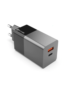 USB-C- ja USB-seinälaturi, seinäsovitin, 65 W, pikalataus, PD 3.0, PPS