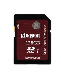 Kingston 128GB SDXC 4K2K, ULTRA HD -videotallennustuki