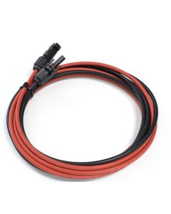 Aurinkopaneelikaapeli / aurinkokennokaapeli, IP67, MC4, jatkojohto, 3m, 14awg