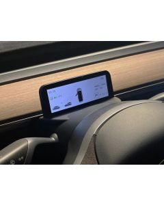 Tesla Model Y/3 nopeusmittari ratin takana, HUD, Tesla SpeedPRO Advanced, AMD