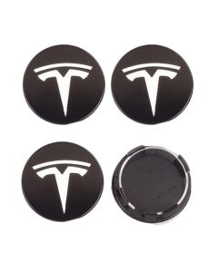 Tesla Center Cover, 56mm, valkoinen