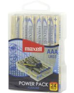 Maxell-paristot, AAA (LR03), alkaliparistot, 1,5V, 24 kpl