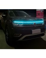 Konepellin valonauha, konepellin LED-nauha / Led-valot, 1,8m, sininen